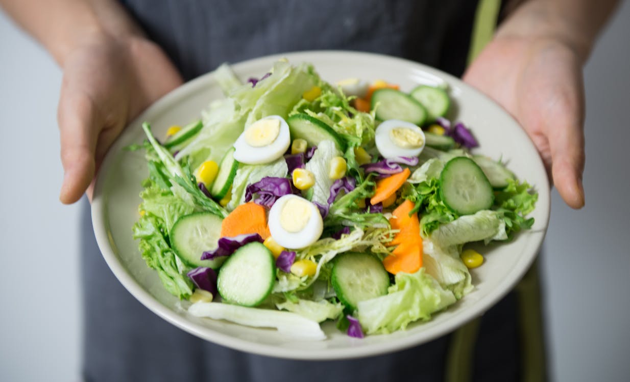salade et légumes